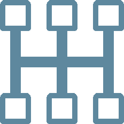Custom graphic of a connection