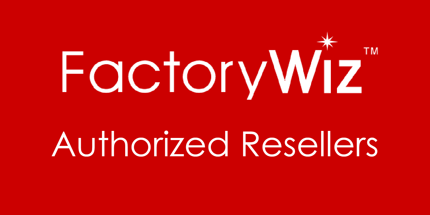 Text "Factory Wiz Authorized Resellers"