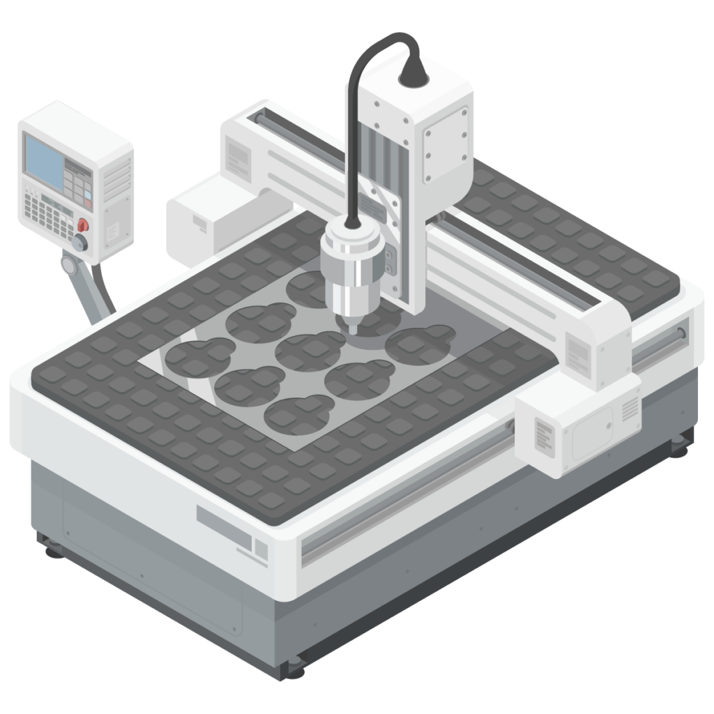 CNC laser machine: FactoryWiz machine tool monitoring software